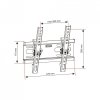UCHWYT DO TV LCD/LED 14-42 35KG AR-46 ART reg. w pionie